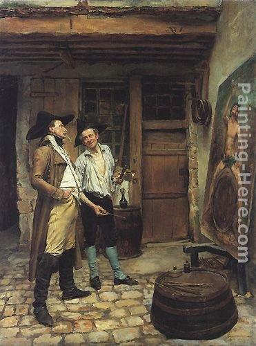 Jean-Louis Ernest Meissonier The Sign Painter